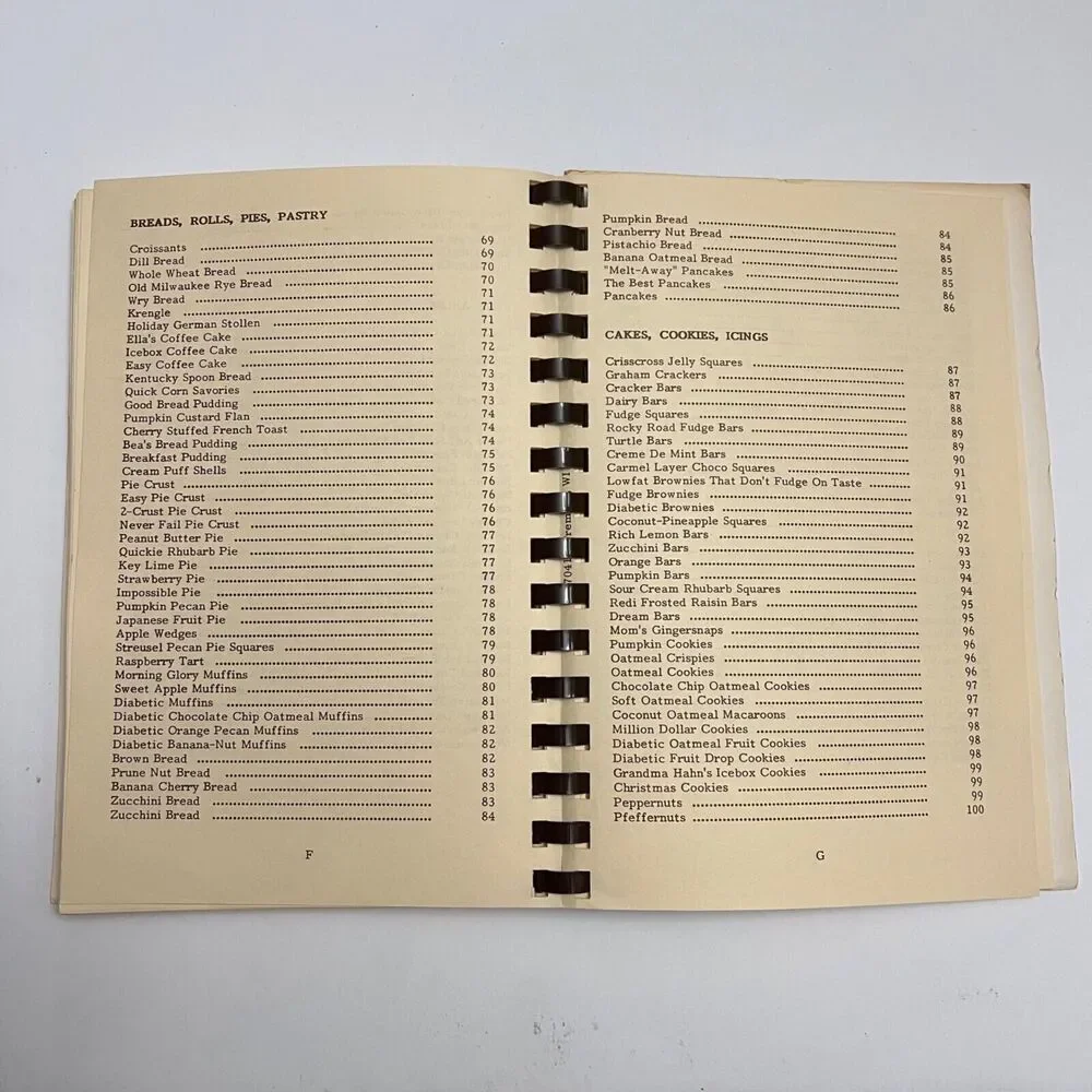 Vintage Cookbook The Good Cooks Cook Book Our Favorite Recipes Spiral Bound